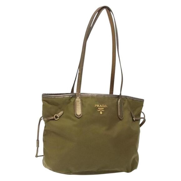 Pre Loved prada Women Khaki Tote Bags - Picture 1 of 8